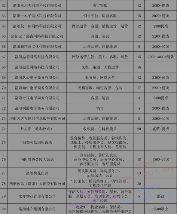 2016年洛阳电商人才专场招聘会