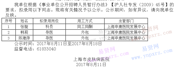 名单