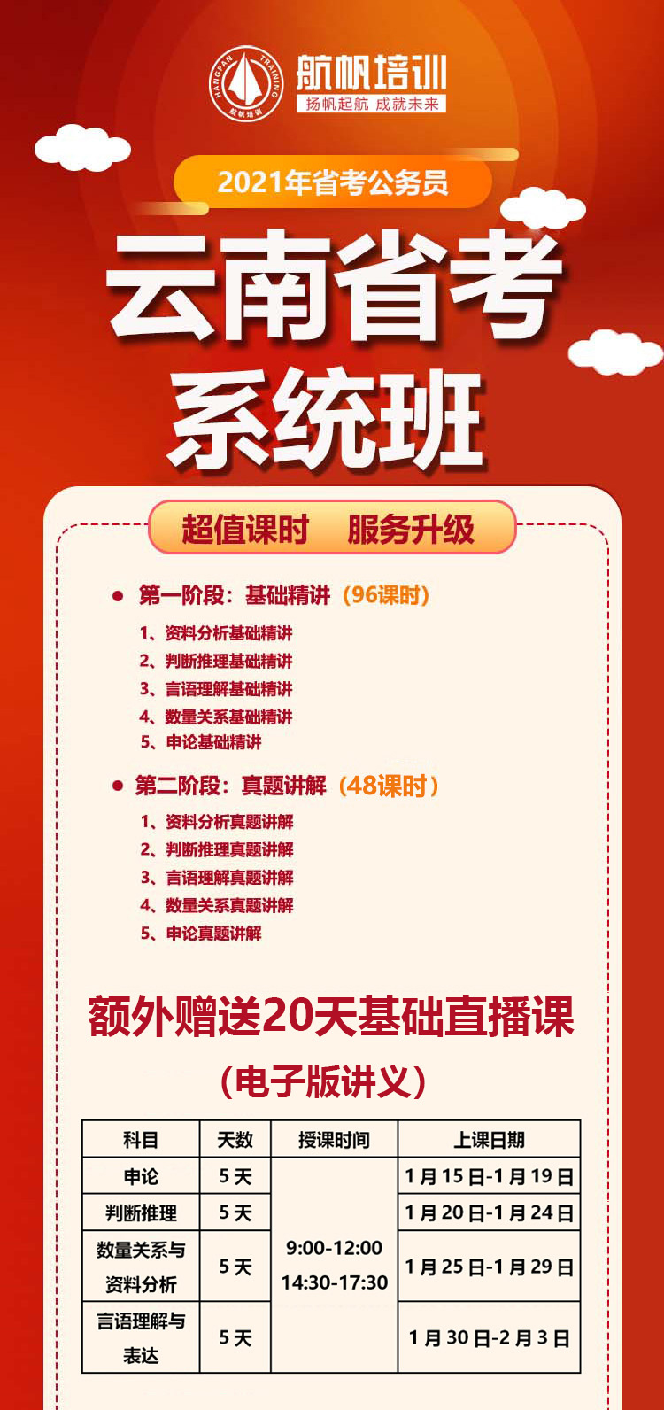 2021年云南省考公务员笔试系统班网课